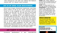 Het zijn donkere winterdagen, maar er gloort licht aan de horizon! ASF ’12 zal midden in de lente, op 26 & 27 april geschieden. Begin vast je danspasjes te repeteren,...